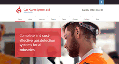 Desktop Screenshot of gasalarmsystems.co.uk